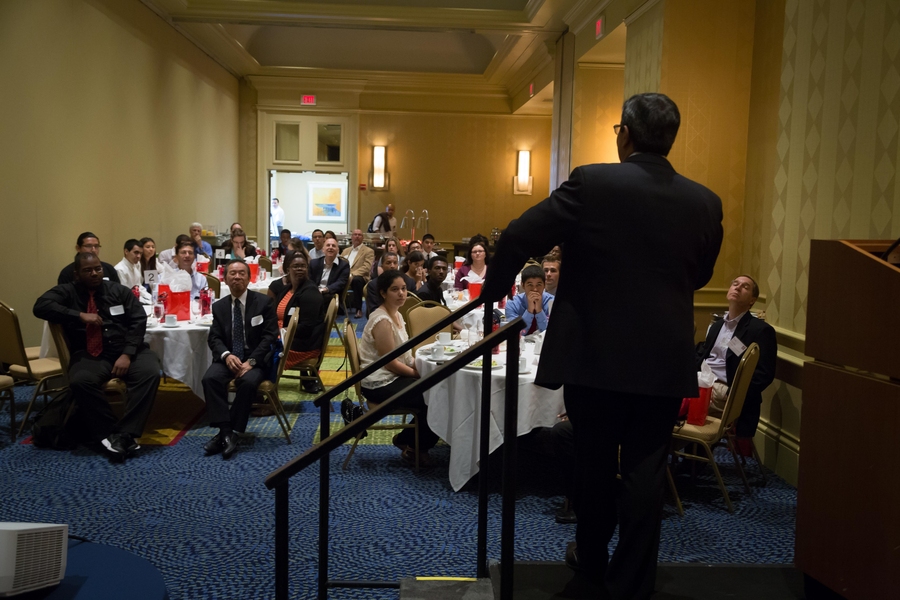 “Hearing about what each one of you are doing is just mind-boggling,” Mehrotra told the MIT students in attendance.