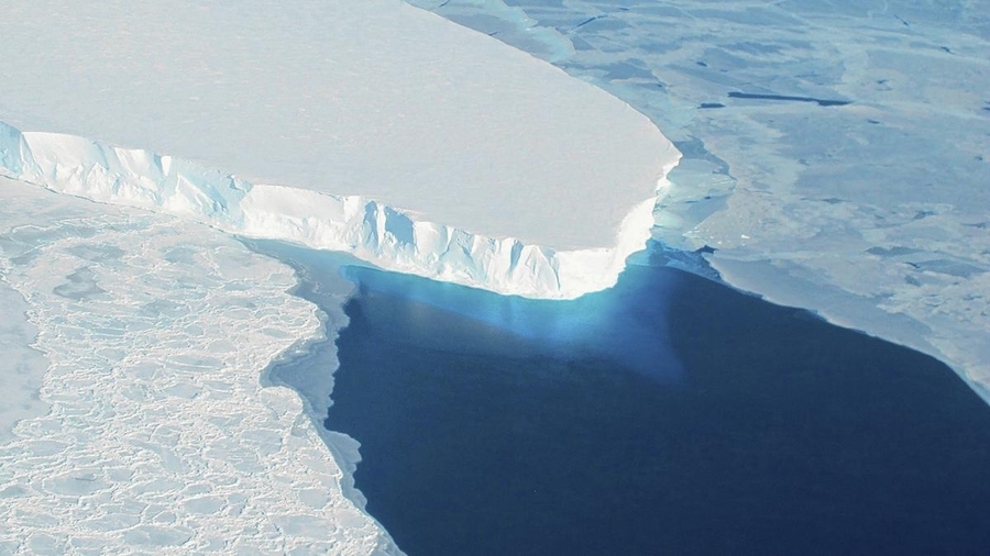 Thwaites Glacier, a melting section of the West Antarctic Ice Sheet, is predicted to contribute to significant worldwide sea-level rise. 