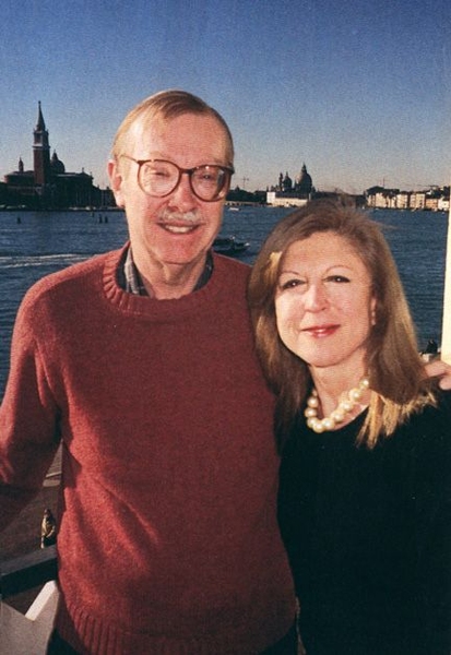 Emeritus Professor Peter H. Stone and Professor Paola Malanotte Stone (Rizzoli) in Venice, Italy.