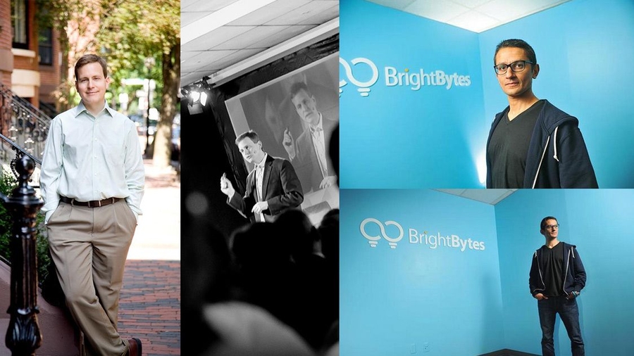 BrightBytes co-founders Rob Mancabelli (left) and Hisham Anwar