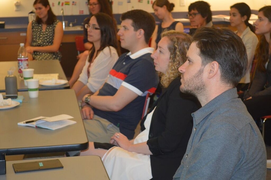 A rapt Museum of Science audience listened to MIT TREX students as they presented on May 11.