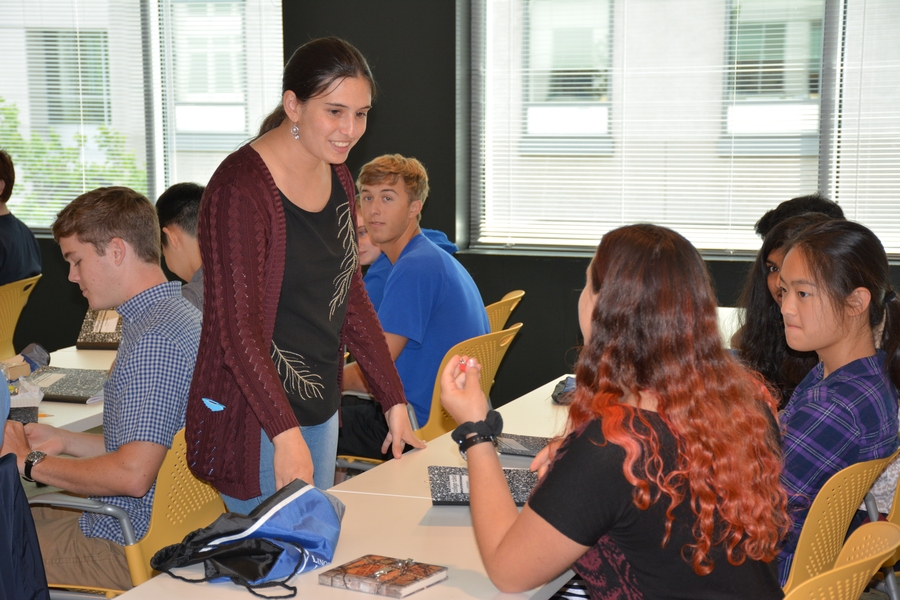 LLCipher workshop designer and instructor Sophia Yakoubov (standing) leads students on a secret communication challenge. Teams assumed the roles of Alice, Bob, and Eve — common archetypes in the cryptography literature. The premise of the challenge is as follows: Alice is trying to securely communicate a secret to Bob; Eve is trying to eavesdrop. Alice and Bob are both given individual locks to ...