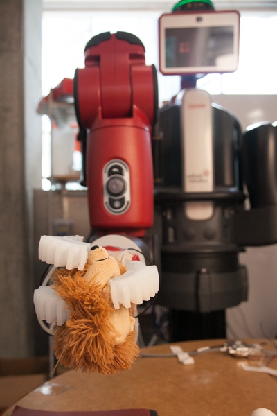 “We want to ... give [robots] ‘sight’ without them actually being able to see,” says MIT grad student Robert Katzschmann.