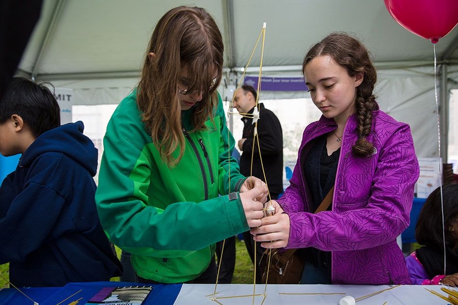 Hundreds of hands-on activities were available for visitors.