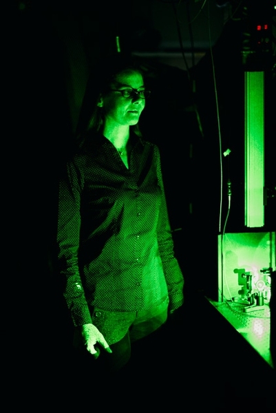 “Instead of having a classical controller to implement the feedback, we now use a quantum controller,” Paola Cappellaro (pictured) explains. “Because the controller is quantum, I don’t need to do a measurement to know what’s going on.”
