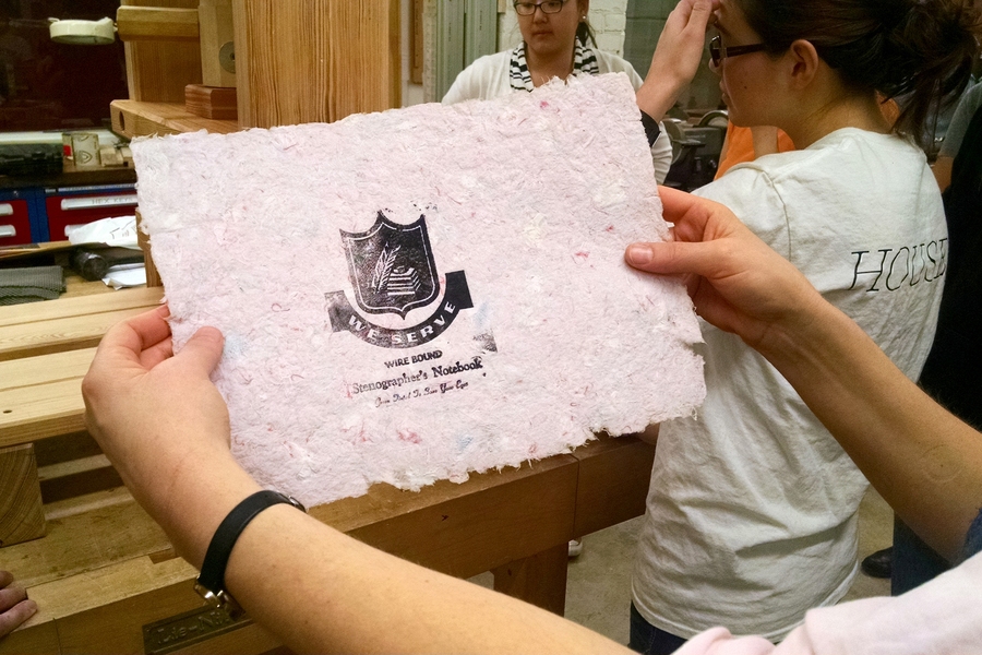 "Paper-making is one of the origins of modern chemistry. And when you experience just how intensive Rennaisance-era paper-malking was was, you can easily envision people thinking 'there must be a chemical solution to this.'" —Anne McCants, professor of history and MacVicar Faculty Fellow  