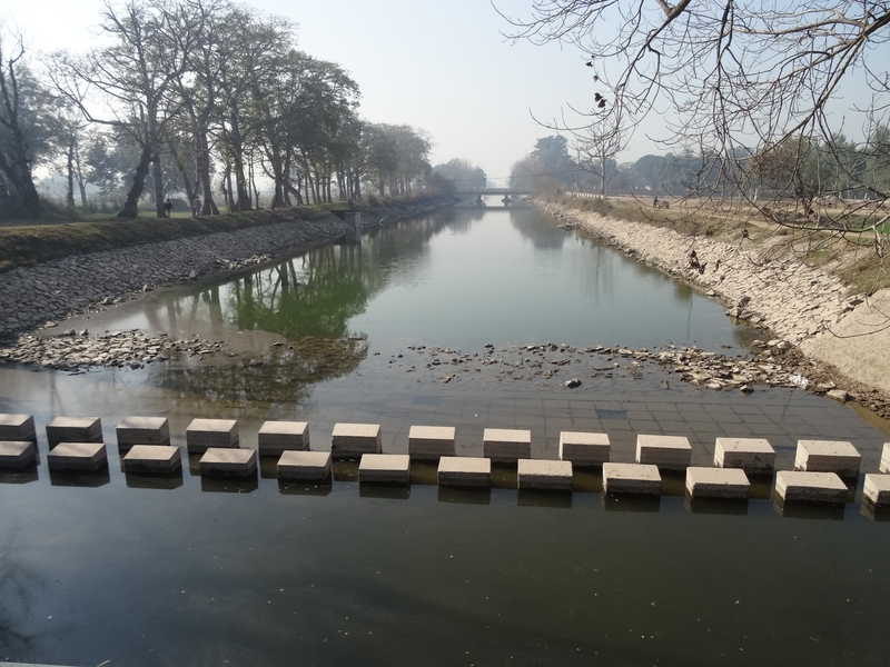 The Middle Branch Lower canal under study by the LUMS Centre for Water Informatics and Technology