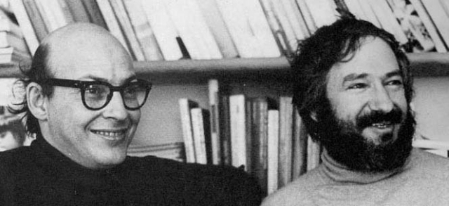 Marvin Minsky (left) and Seymour Papert in 1971