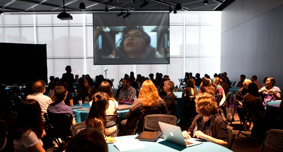 Some 250 graduate and undergraduate students took part in the No Permission, No Apology conference hosted by the MIT Media Lab on Sept. 9. 