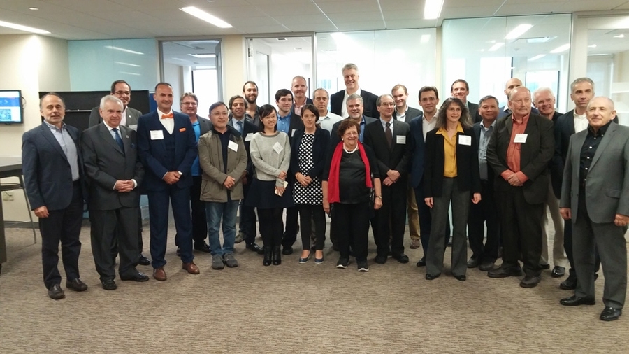 Participants of MIT's Low Carbon Desalination Workshop, which explored the potential for reducing the carbon footprint of desalination plants.