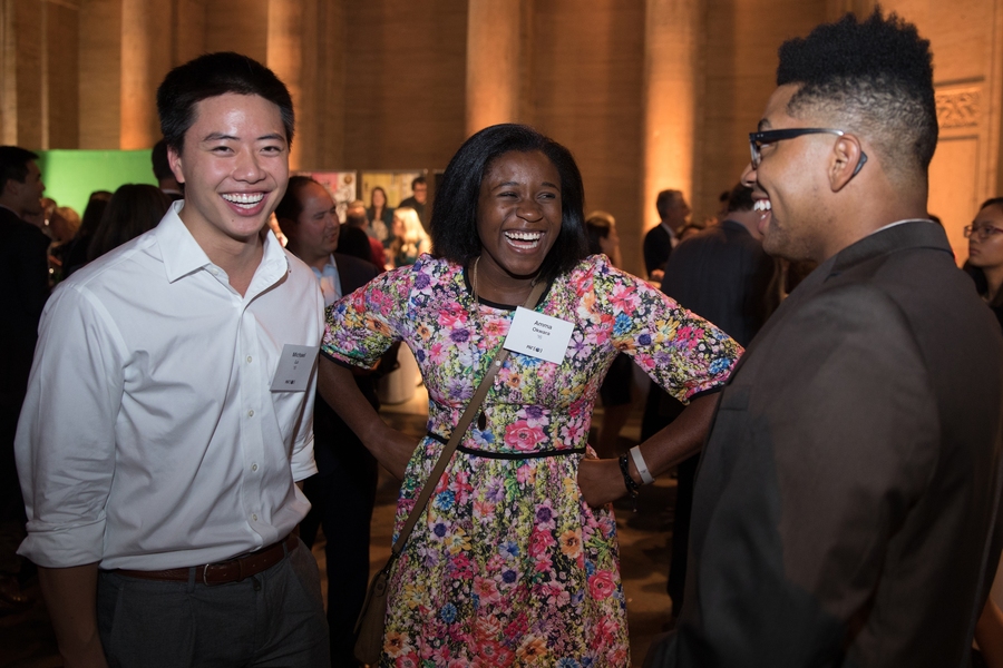 Alumni from the class of 2016 were among the guests on Oct. 20. 