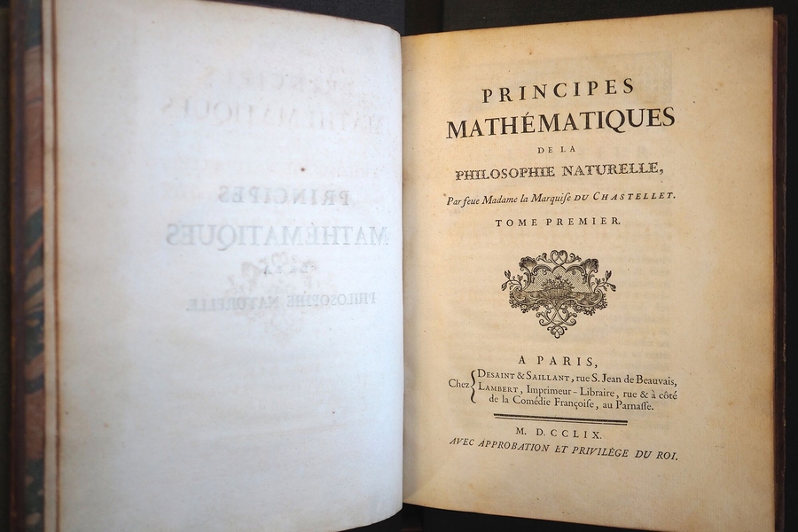 MIT recently obtained a rare copy of Émilie du Châtelet’s highly influential translation of Isaac Newton’s "Principia." Du Châtelet is considered to have been a leader in the move among French academics away from Cartesian and toward Newtonian physics.