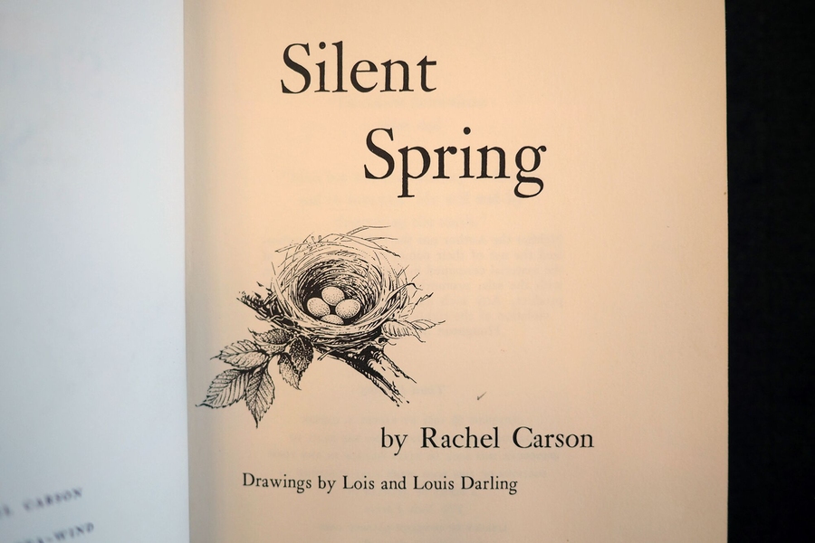 MIT Libraries holds a first edition of Rachel Carson’s 1962  “Silent Spring,” which gave rise to the modern ecology movement.