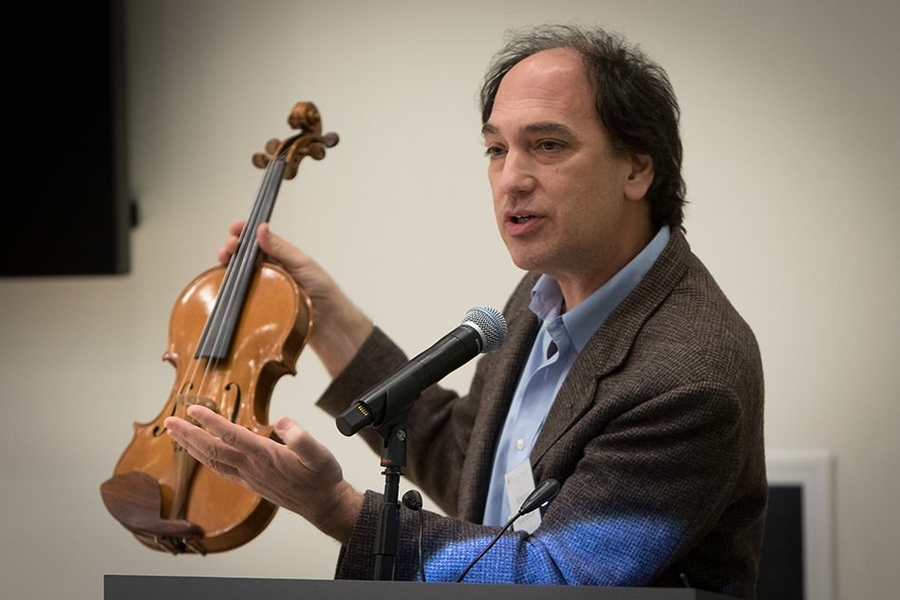 Nicholas Makris, a professor of mechanical engineering, received a Bose Grant last year to explore the fundamental physics behind masterfully crafted string instruments from the Renaissance and Baroque periods, such as Stradivarius violins.