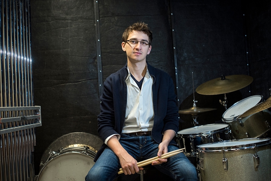“Part of my enjoyment comes from building things with [my] hands and being able to actually work in the physical world, and by studying mechanical engineering you get an invaluable understanding of how the physical world works,” senior Garrett Parrish says.