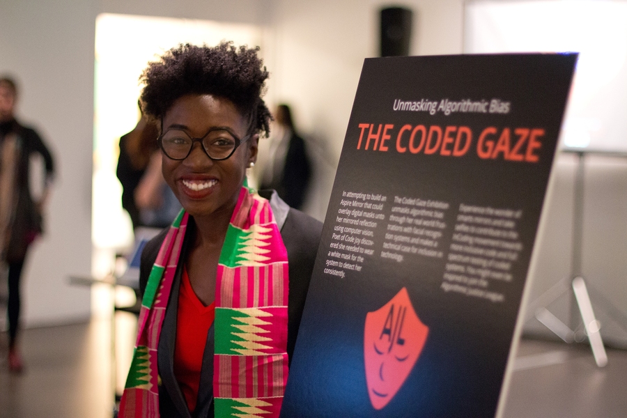 "By being visible in STEM, I hope to inspire the next generation of stargazers," says Media Lab grad student Joy Buolamwini, who debuted her “InCoding Manifesto” video and talked about the Algorithmic Justice League at the Museum of Fine Arts, Boston in November.