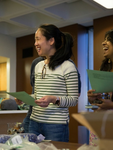 MIT students participate in the Plants for the People event.