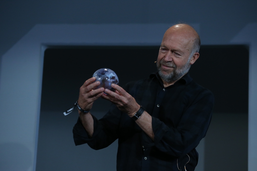 James Hansen received an honorable mention for his pioneering work on climate change.