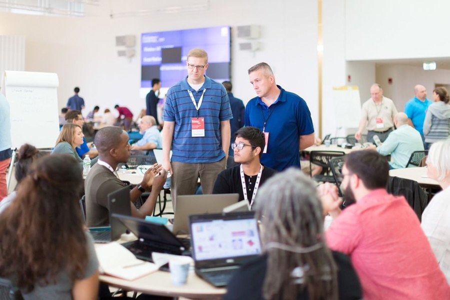 Over the weekend, 22 teams developed their ideas with help from experts and mentors.
