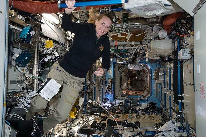 The U.S. Destiny laboratory module on the International Space Station is the primary research laboratory for U.S. payloads, supporting a wide range of experiments and studies contributing to health, safety, and quality of life for people all over the world. Destiny houses the Microgravity Science Glovebox, in which Kate Rubins worked on the Heart Cells experiment. 