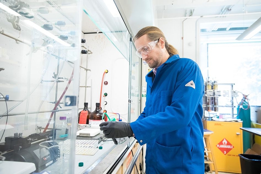 “Maybe because it’s the first thing I worked on, I’ve always liked polymers,” associate professor Jeremiah Johnson says. “I’ve been doing that ever since.”