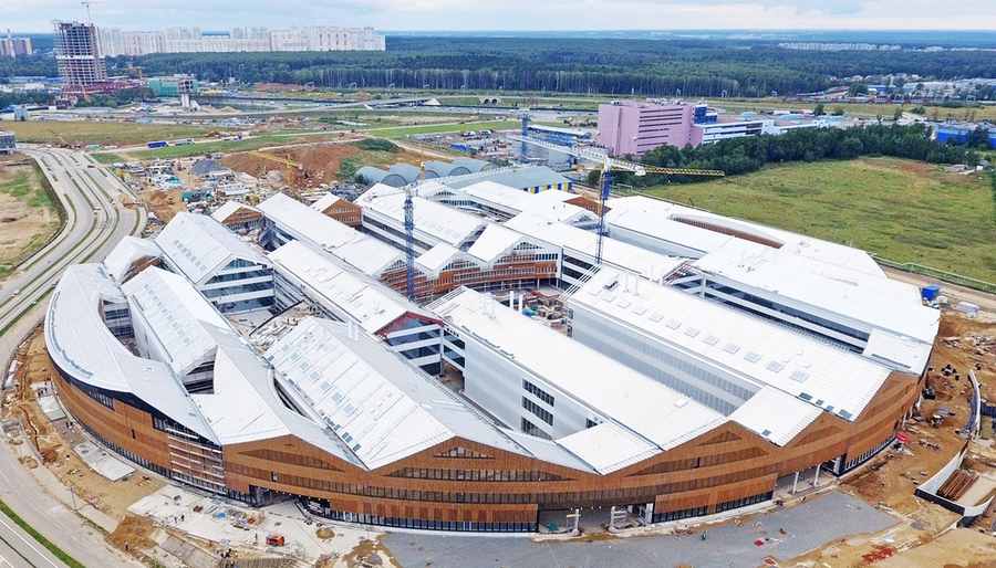 The MIT Skoltech campus under construction in Moscow.