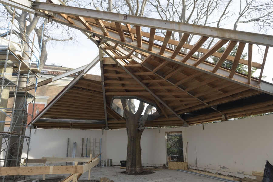 Canada Pavilion under restoration