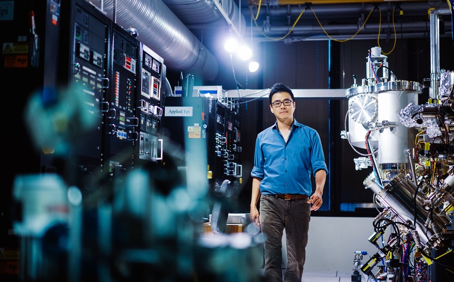 Associate Professor Jeehwan Kim hopes to one day build a ‘brain-on-a-chip’ — creating a physical neural network that can process a vast amount of information at once.