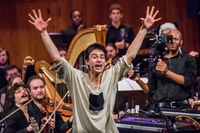 “I’ve heard or have been a part of concerts in Kresge for 37 years," says composer Jamshied Sharifi '83 about Jacob Collier's 2016 performance at MIT, "and that night tops them all.” 