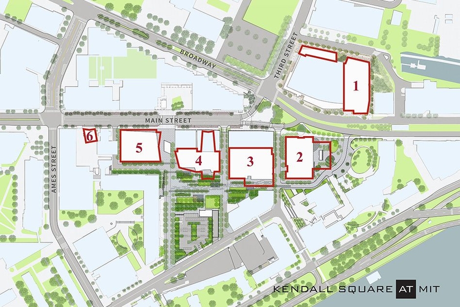 Map of Kendall Site Plan