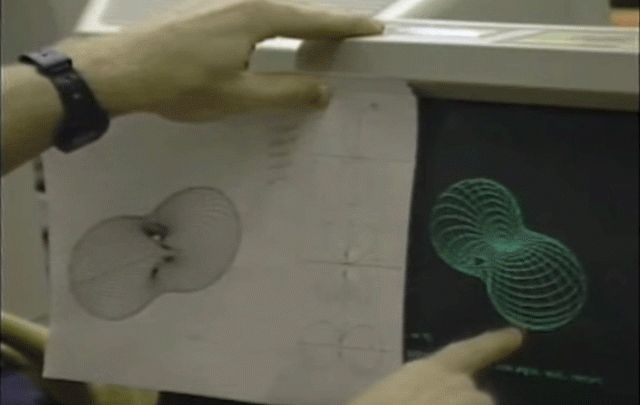 Students in the department of Electrical Engineering and Computer Science used Athena workstations to visualize the intricate 3-D form of electric fields in 1984. By the time Project Athena formally ended in 1991, computers had become much more pervasive and commonplace in MIT students’ lives.
