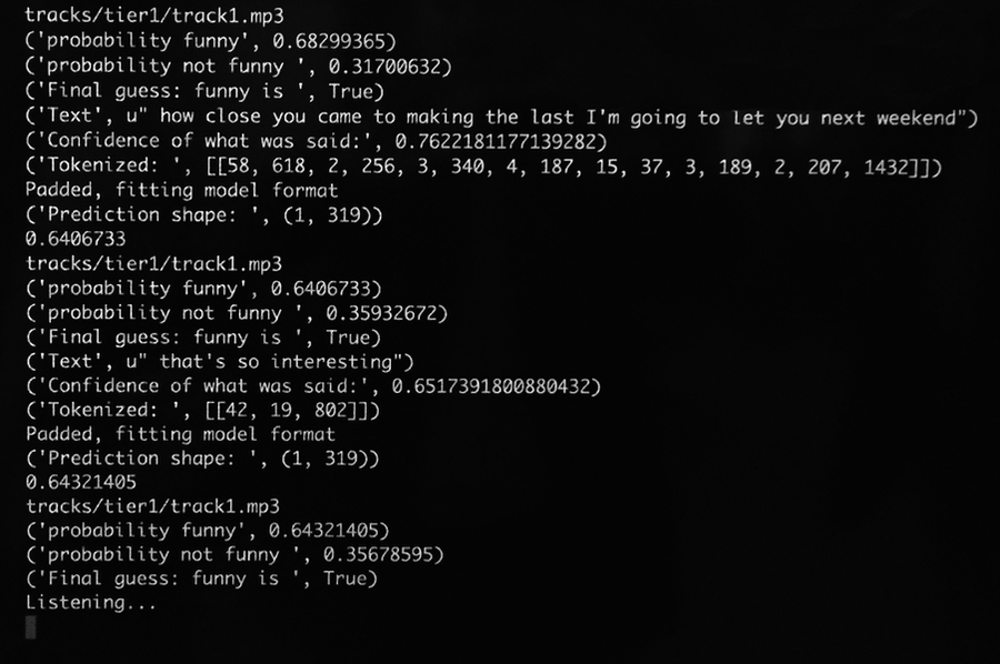 "The Laughing Room" algorithm at work 