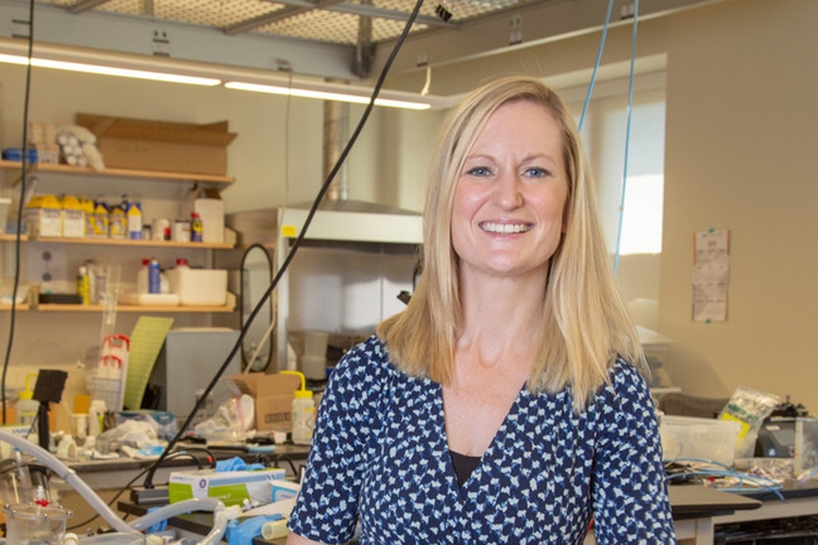 In the Therapeutic Technology Design and Development lab, Assistant Professor Ellen Roche uses her background in both mechanical engineering and biomedical engineering to develop novel medical devices.