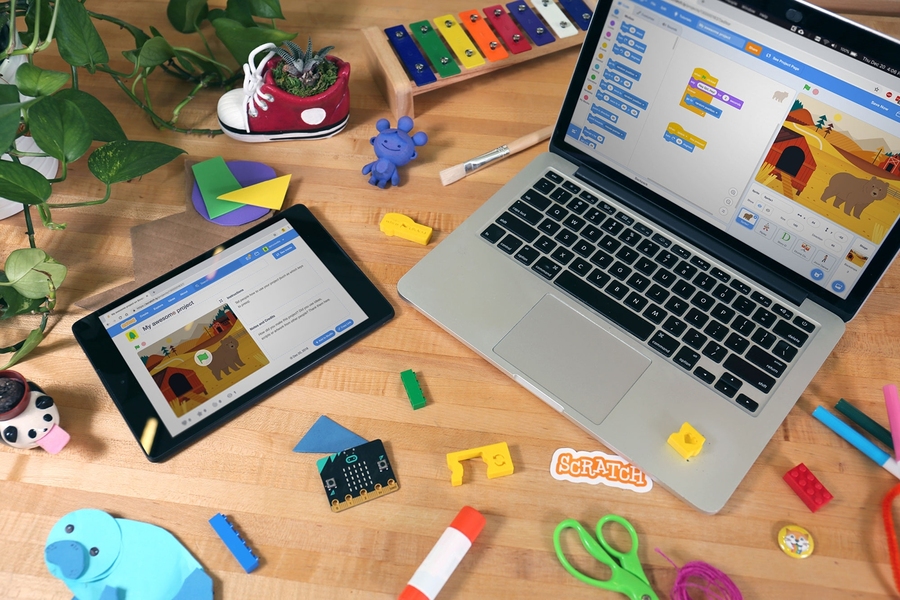 Scratch 3.0 features new extensions, tablet and touchscreen capabilities, and improved tools for collaboration.