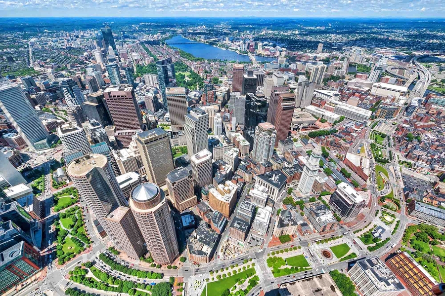 The Rose Fitzgerald Kennedy Greenway has become a signature landmark in Downtown Boston.