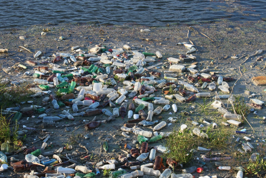 According to a 2015 paper in Science, between 4.8 and 12.7 million metric tons of plastic enter the ocean each year.
