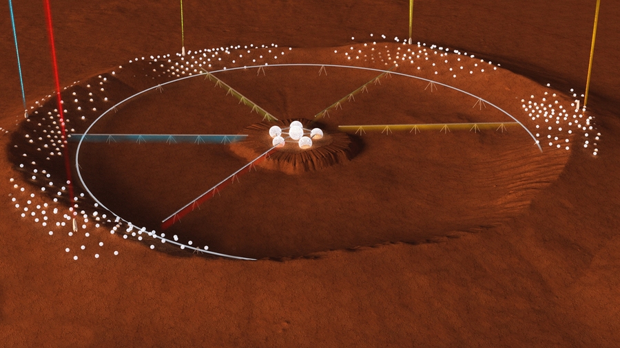 Star City, a concept for a human city on Mars, won first place at the Mars Colony Prize Design contest. The design, led by MIT PhD student George Lordos and his brother Alexandros, features five villages constructed around a crater rim.