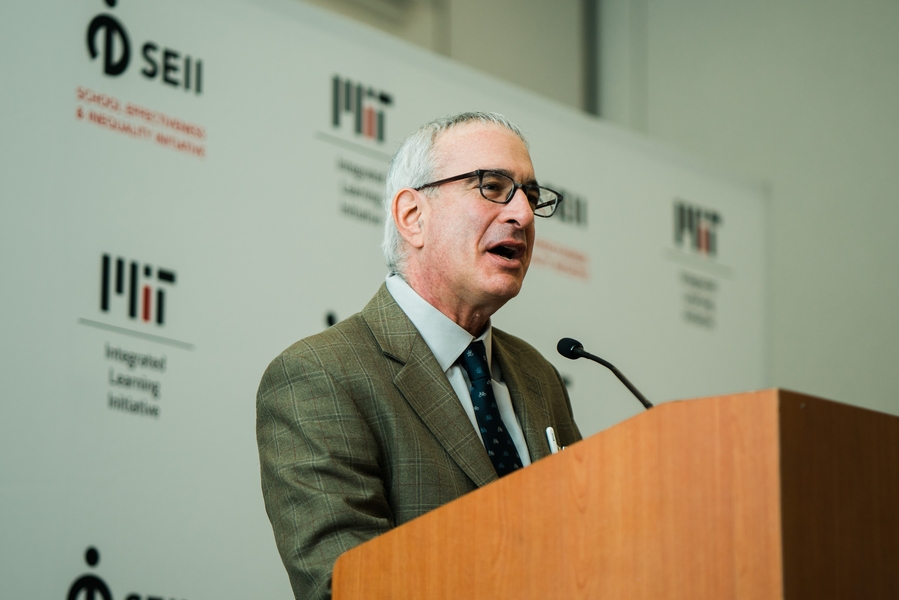 MIT SEII Co-director Josh Angrist spoke about the connections between school enrollment and school quality at the 2019 MIT School Access and Quality Summit. 