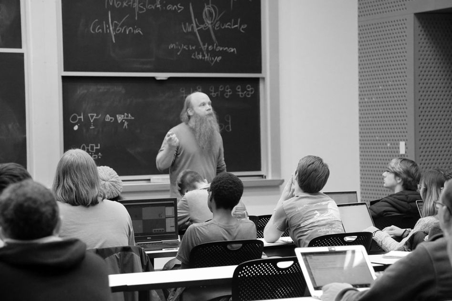 Professor of linguistics Norvin Richards teaches 24.917 (ConLangs: How to Construct a Language).