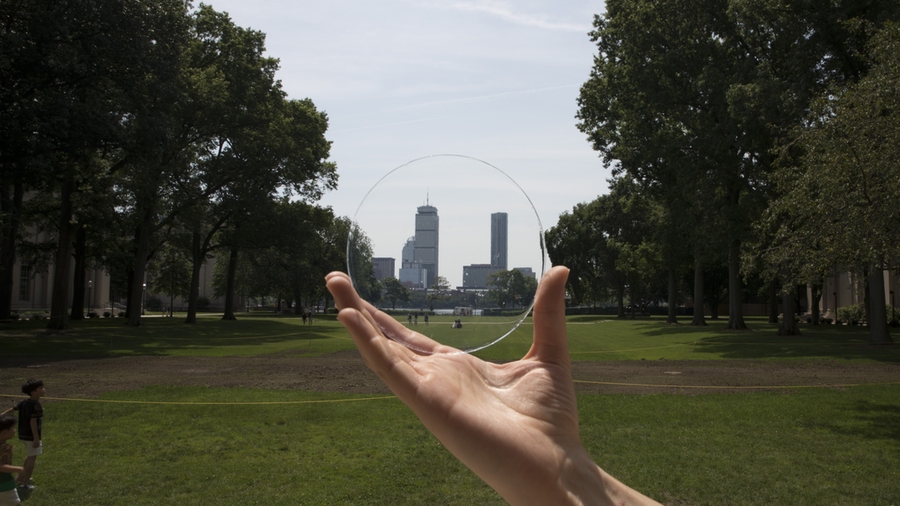Graduate students Elise Strobach and Kyle Wilke have developed a high-clarity silica aerogel that, when placed between two panes of glass, is 50 percent more insulating than traditional windows and lasts up to a decade longer.