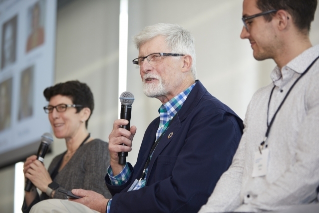 Professor Timothy Gutowski answers questions about class 2.S999 at the annual Sustainability Connect panel.
