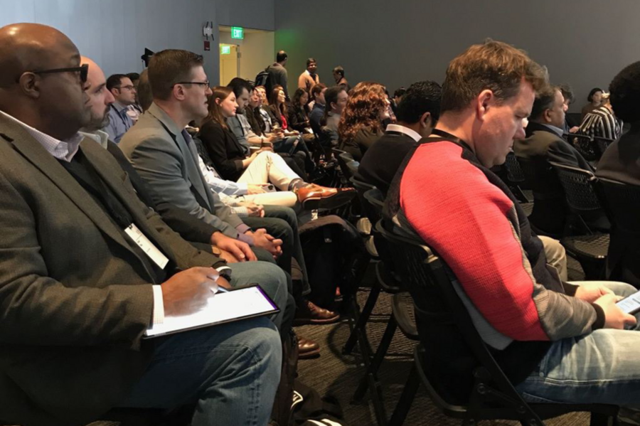 About 300 people attended the inaugural Media Lab Venture Summit.