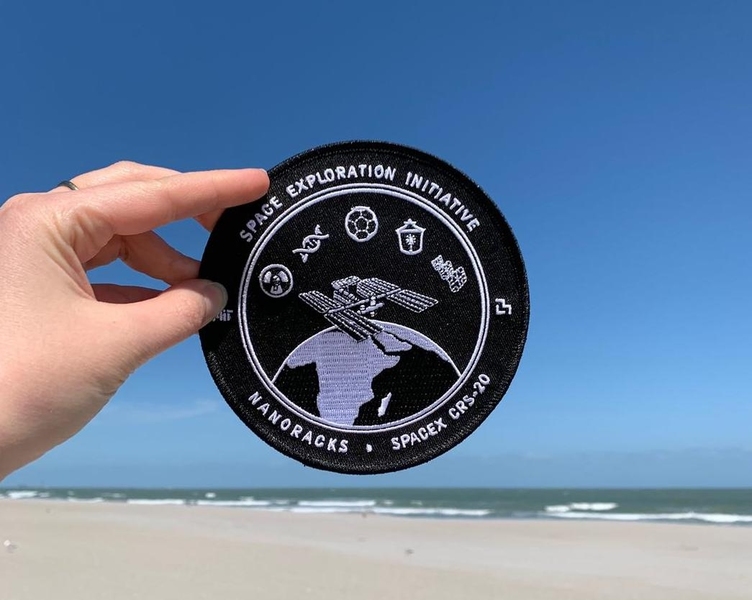 ISS mission patch, designed by SEI team member Sana Sharma