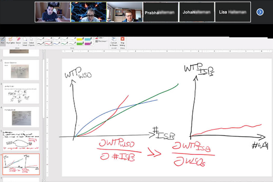 Screenshot from MIT Sloan Executive Education's recent Platform Strategy live online program offering