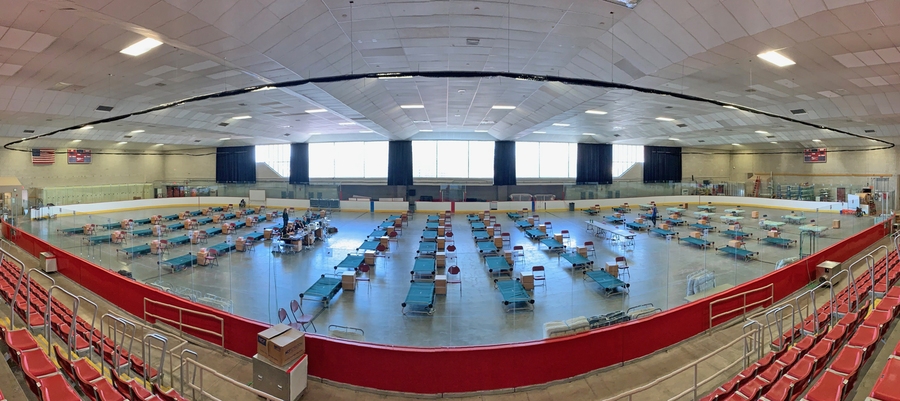 “With this facility, we hope to do our part to ease some of the strain that our fellow health care facilities are feeling at this time,” MIT Medical Director Cecilia Stuopis says of the new Sean Collier Care Center on the MIT campus.