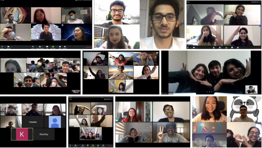 Participants collaborate online to propose innovative solutions to tackle the Covid-19 outbreak at MIT HealthHACK.