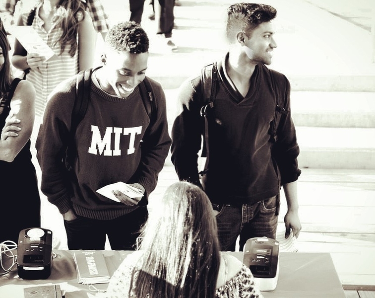 The company was founded by Sam Udotong ’16 (left), and Krish Ramineni (right) in 2016.