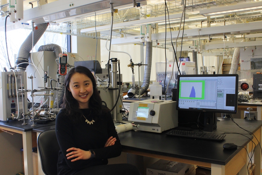 “The goal is to make sure that the masks and respirators being distributed are actually protecting our frontline responders. Ineffective masks could put them in danger,” says PhD student Junli Hao.