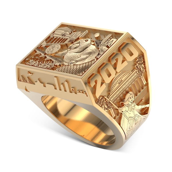 Gold Brass Ring