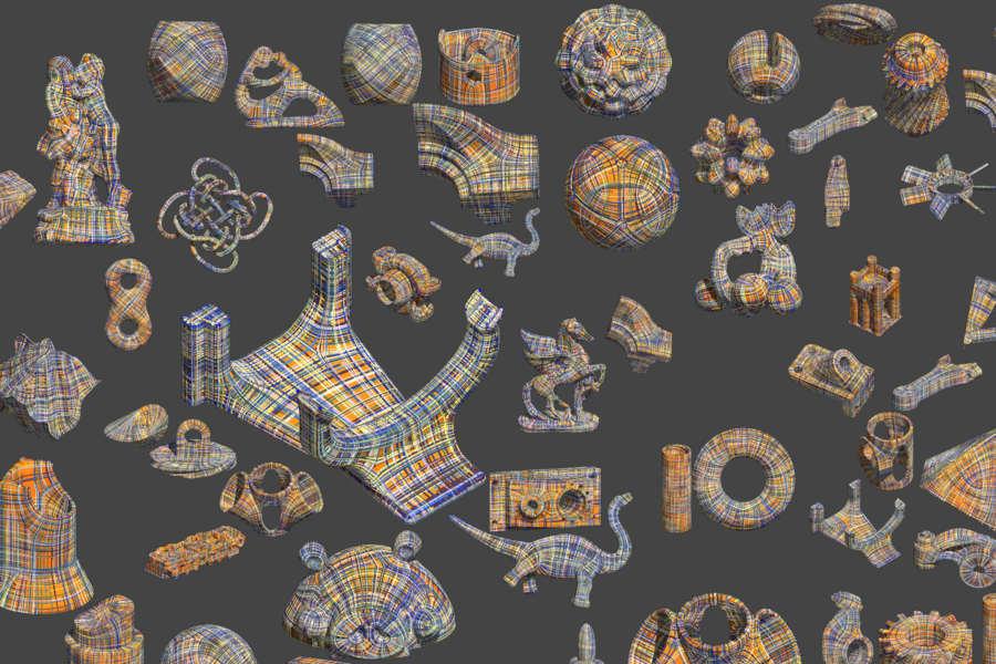 Three recent papers from MIT CSAIL address how computers divide objects into sets of smaller elements, a procedure known as “meshing.” Zhang et al. produced a range of detailed 2D images without depending on unreliable methods that try to trace out features like curves and edges ahead of time. 
